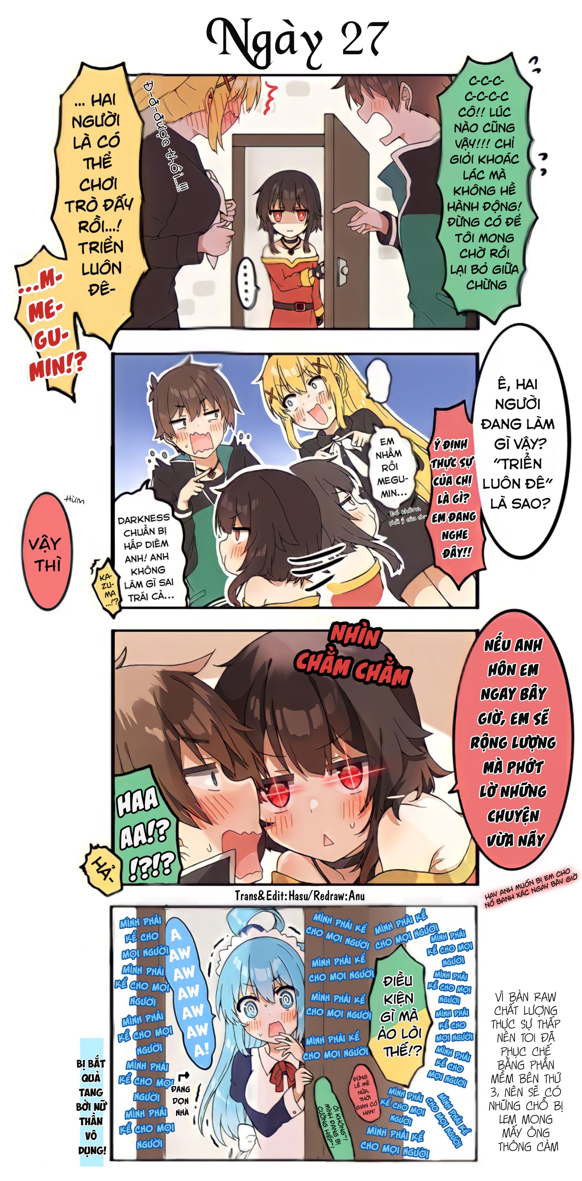 100 Ngày Trước Khi Cưới Của Kazuma Và Megumin: Chapter 27