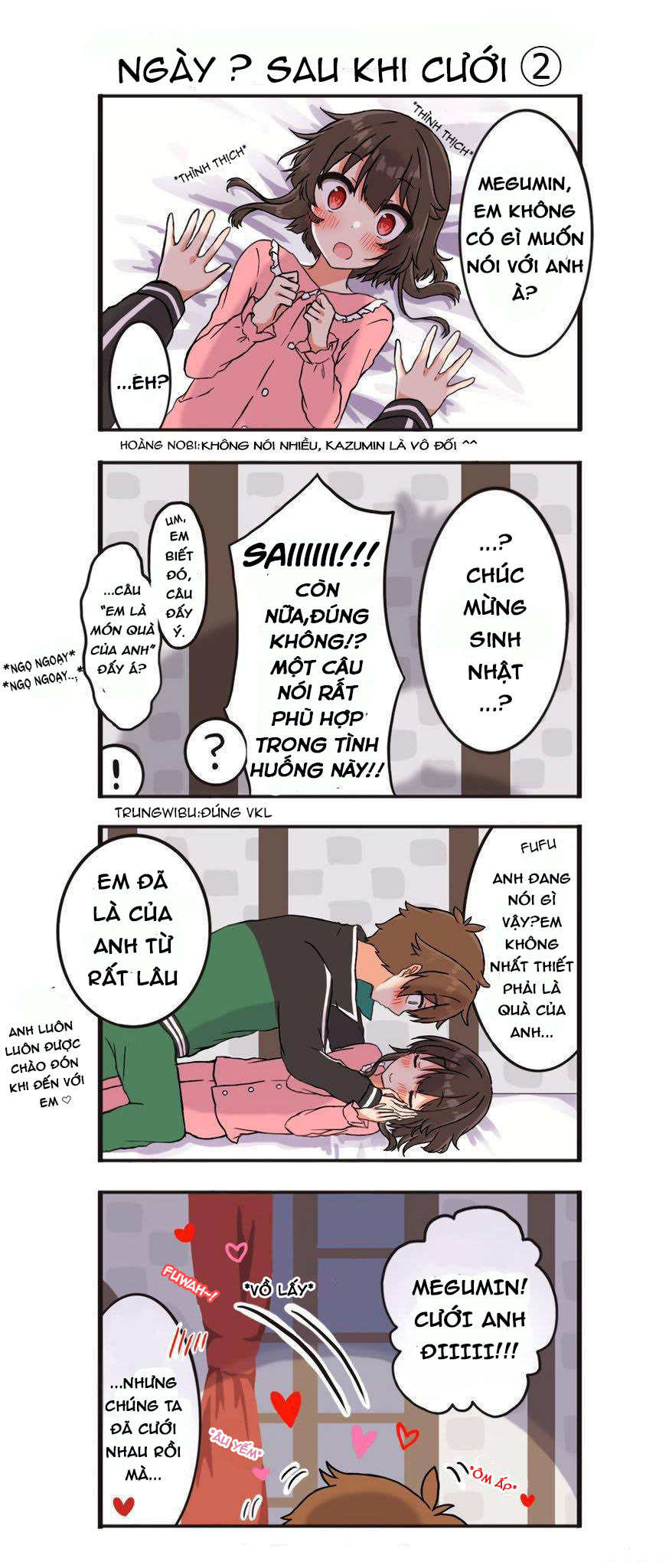 100 Ngày Trước Khi Cưới Của Kazuma Và Megumin: Chapter 9.6