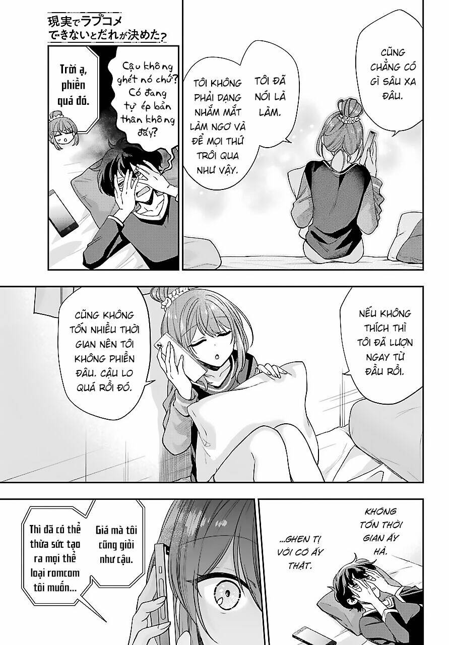 Ai dám bảo tôi không thể tạo nên một câu chuyện hài lãng mạn ngoài đời thực?: Chapter 8