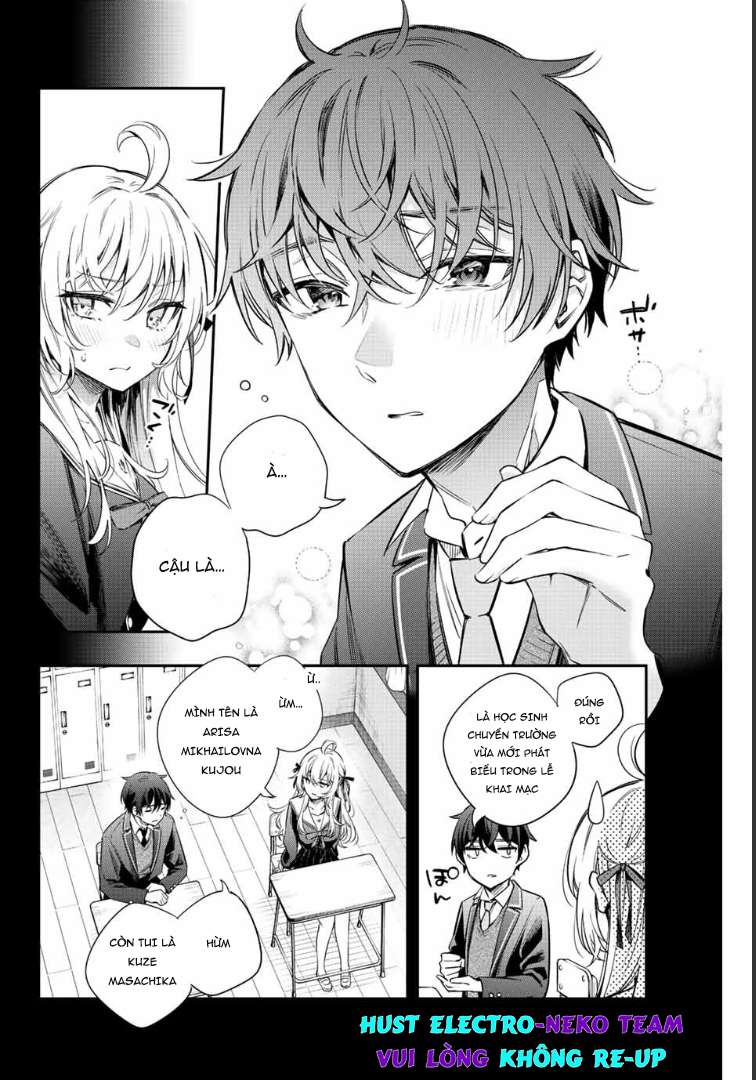 Arya-san bàn bên thi thoảng lại thả thính tôi bằng tiếng Nga: Chapter 10