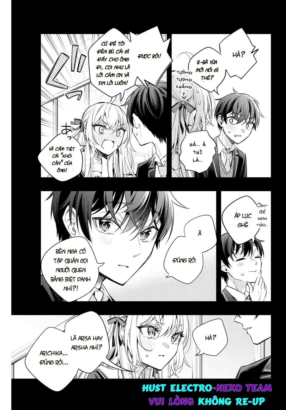 Arya-san bàn bên thi thoảng lại thả thính tôi bằng tiếng Nga: Chapter 13