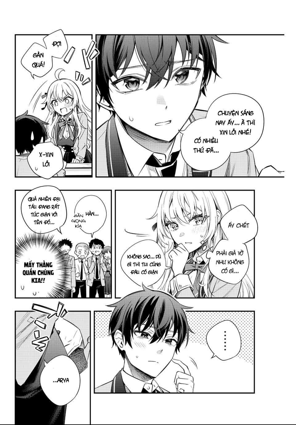 Arya-san bàn bên thi thoảng lại thả thính tôi bằng tiếng Nga: Chapter 8