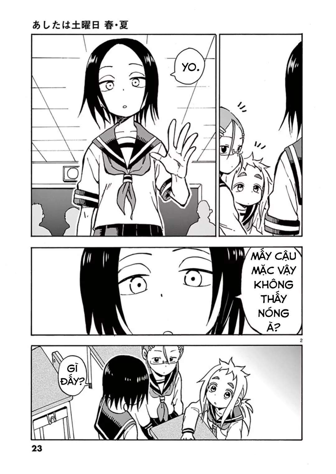 Ashita Wa Doyoubi [End] (THÔNG BÁO VÀ LỜI TẠM BIỆT TỚI BLOGTRUYEN): Chapter 4