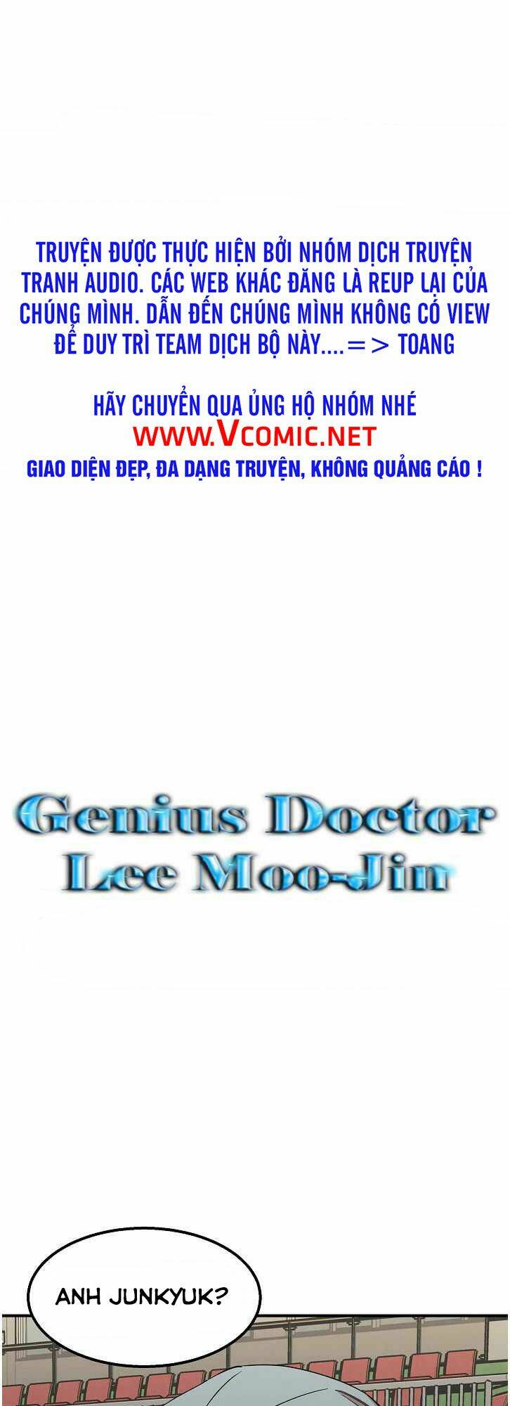 Bác Sĩ Thiên Tài Lee Moojin: Chapter 12