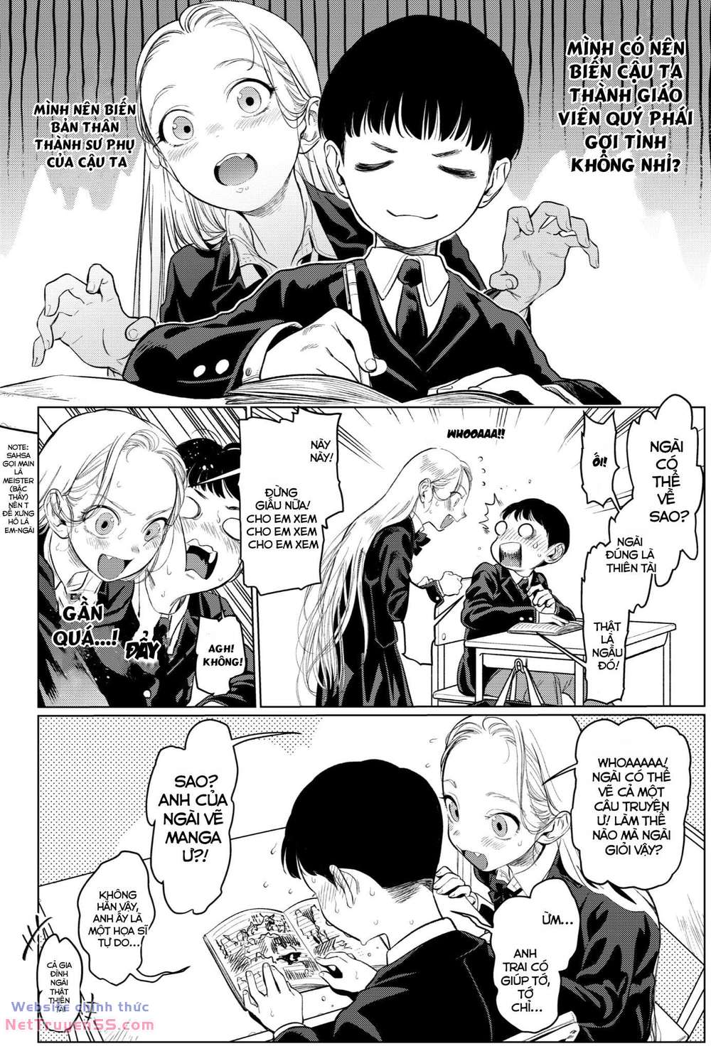 Bé sơ trung Sasha và thằng bạn Otaku cùng lớp: Chapter 3