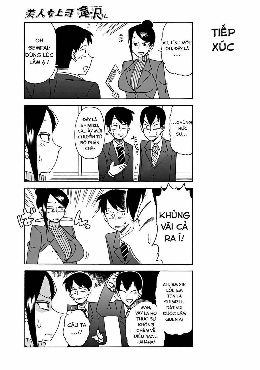 Bijin Onna Joushi Takizawa-Sanq: Chapter 9