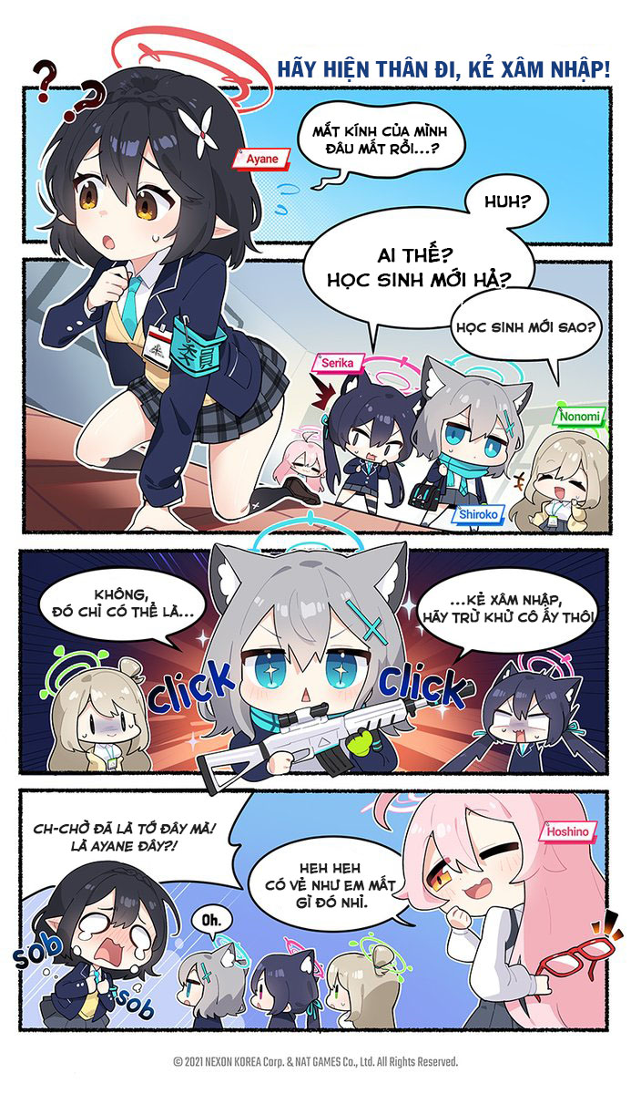 Blue Archive! (Global) { WEB TOANG NHƯNG TRUYỆN THÌ VẪN CÒN, BLUE ARCHIVE NEVER DIE!!}: Chapter 1