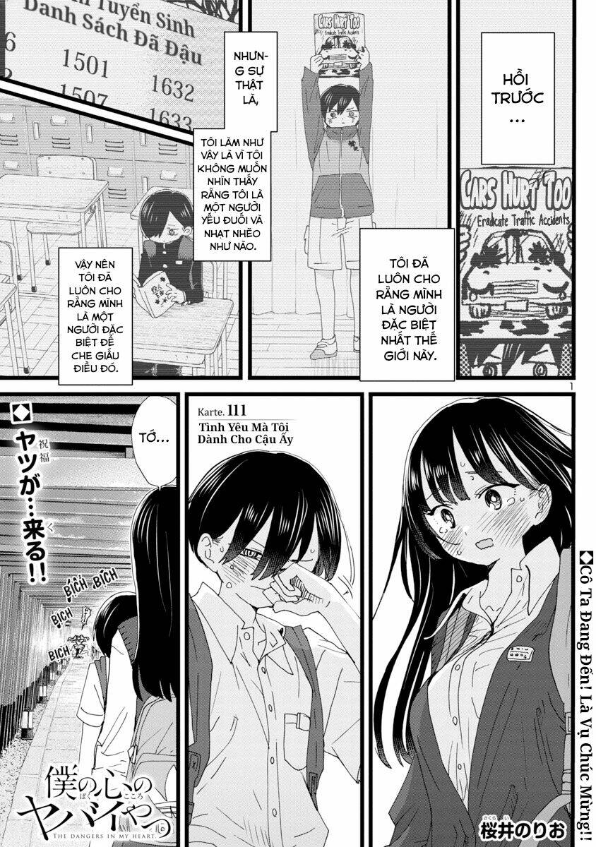 Boku No Kokoro Yabai Yatsu: Chapter 111