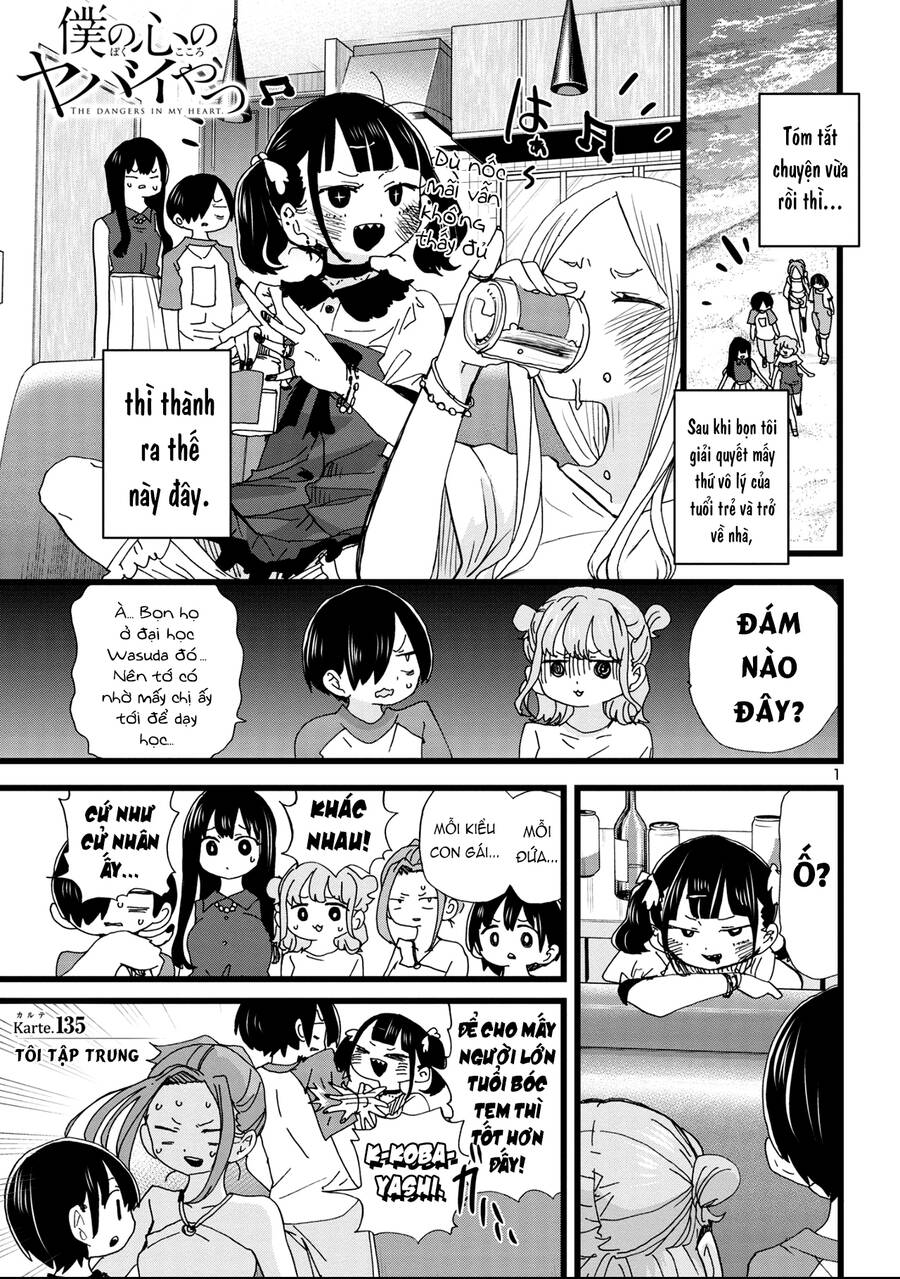 Boku No Kokoro Yabai Yatsu: Chapter 135