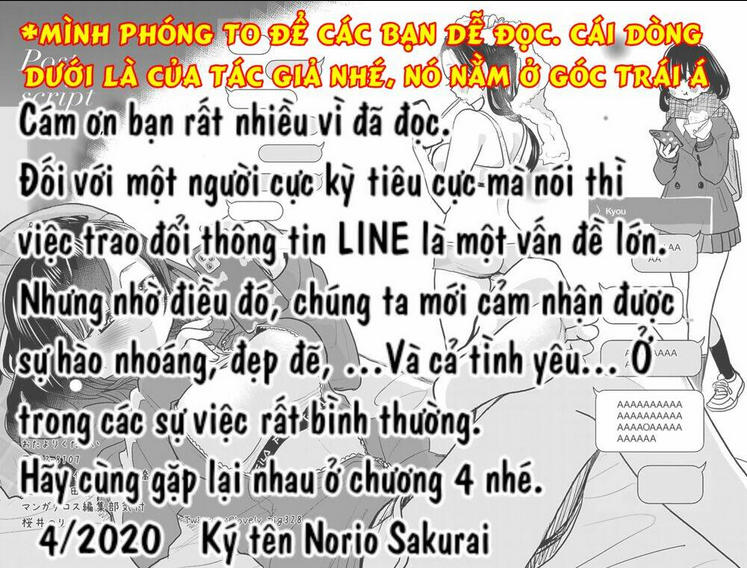 Boku No Kokoro Yabai Yatsu: Chapter 44.1