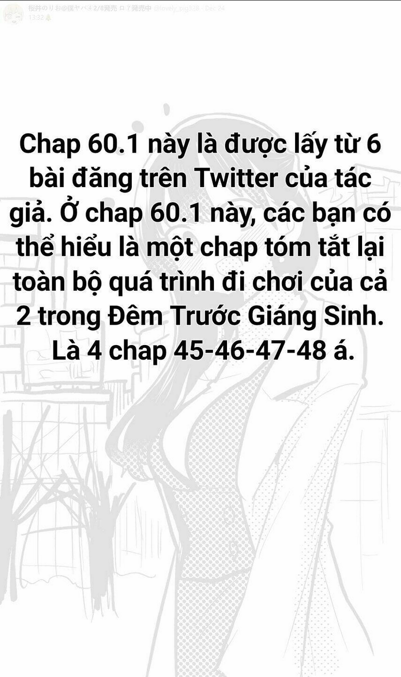 Boku No Kokoro Yabai Yatsu: Chapter 60.1