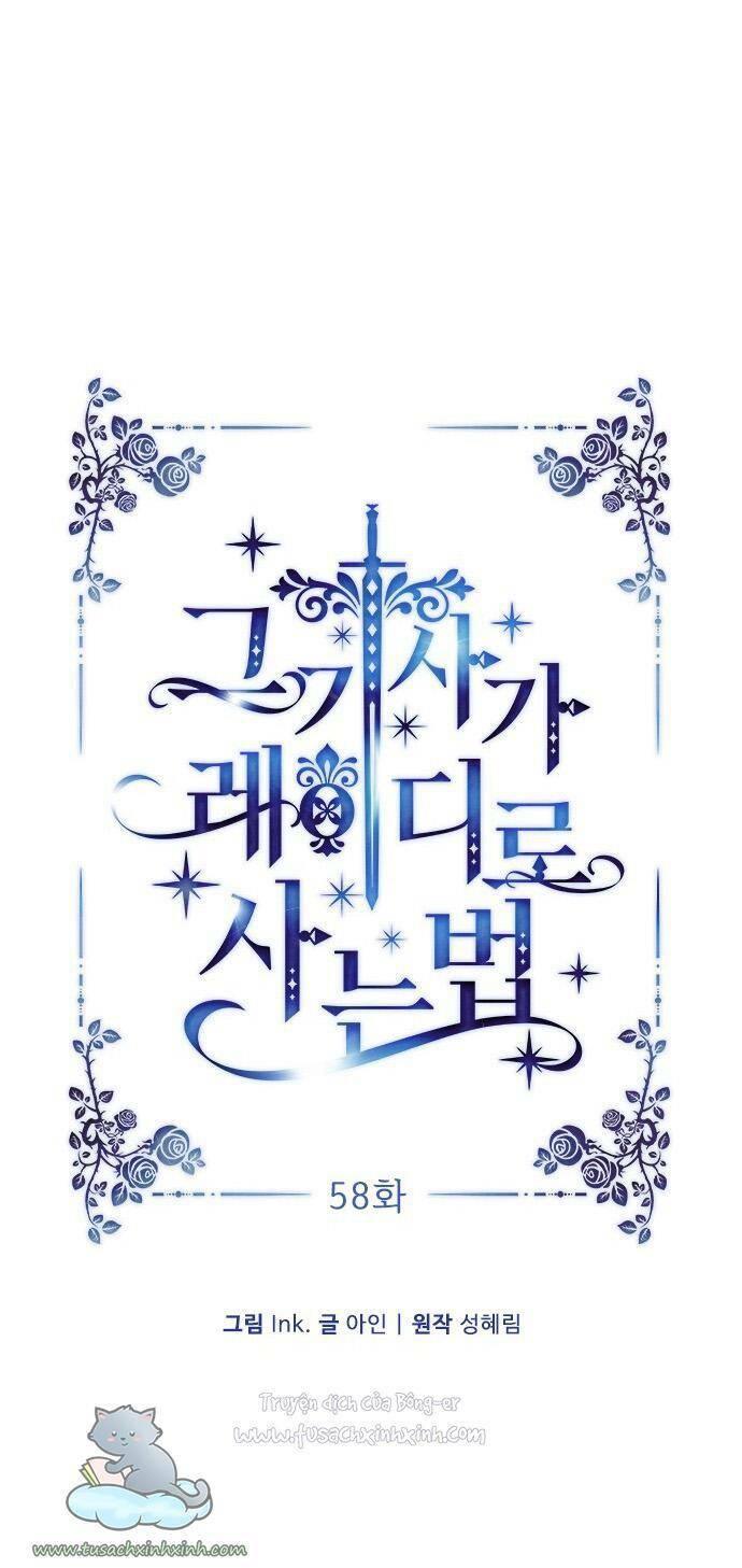 Cách Hiệp Sĩ Sống Như Một Tiểu Thư Quyền Quý: Chapter 58