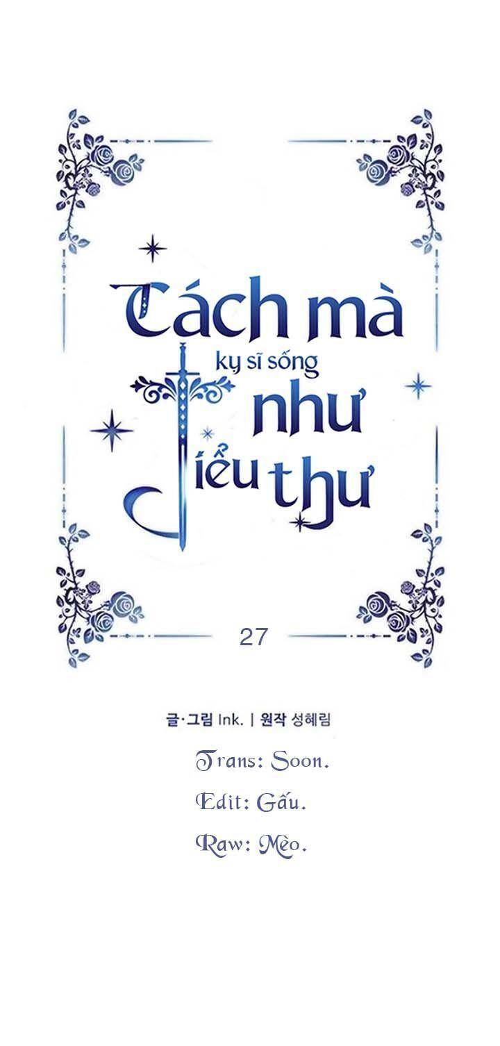 Cách Mà Kỵ Sĩ Sống Như Tiểu Thư: Chapter 27