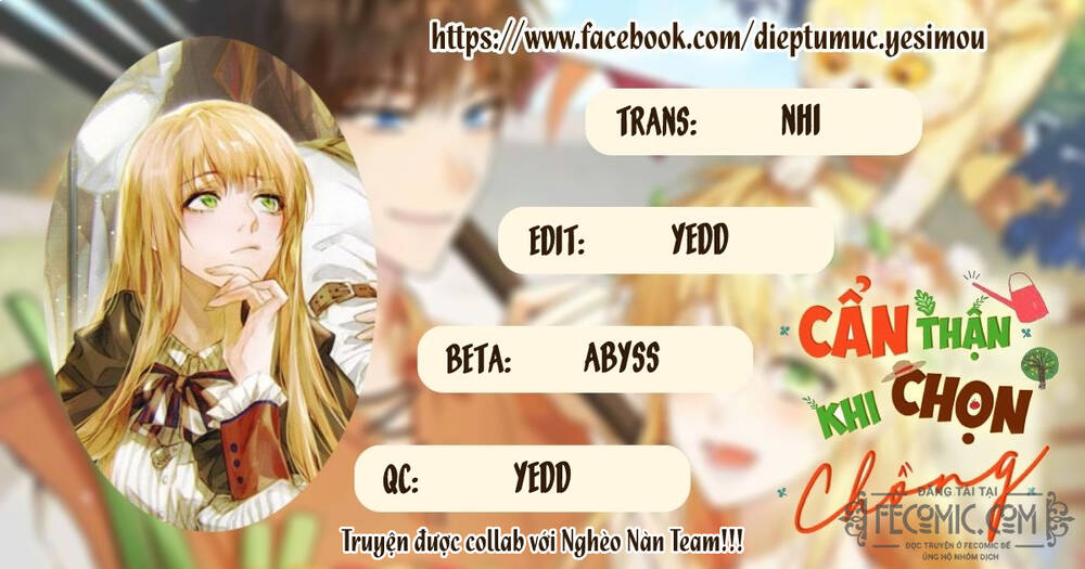 Cẩn Thận Khi Chọn Chồng: Chapter 3