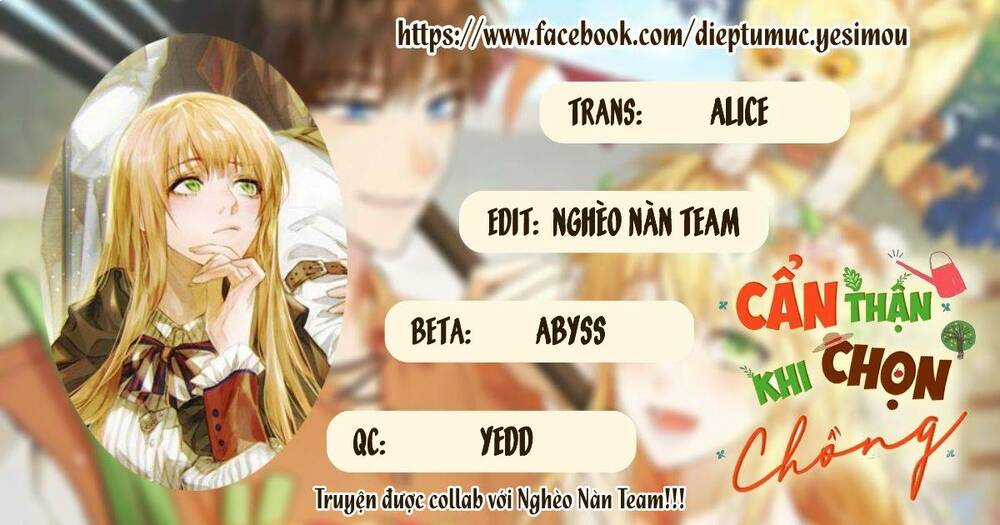 Cẩn Thận Khi Chọn Chồng: Chapter 4