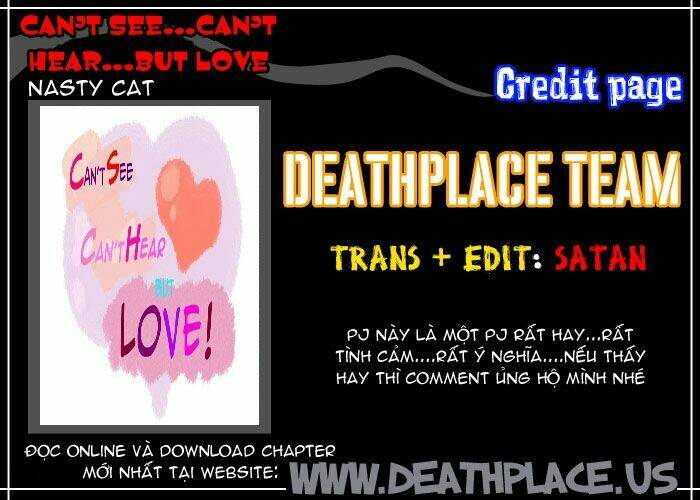 Can't See Can't Hear But Love: Chapter 1