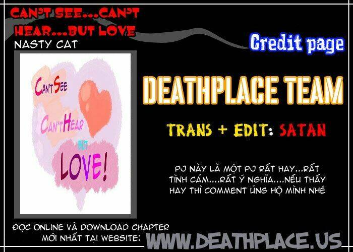 Can't See Can't Hear But Love: Chapter 1