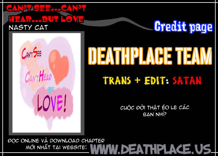 Can't See Can't Hear But Love: Chapter 2