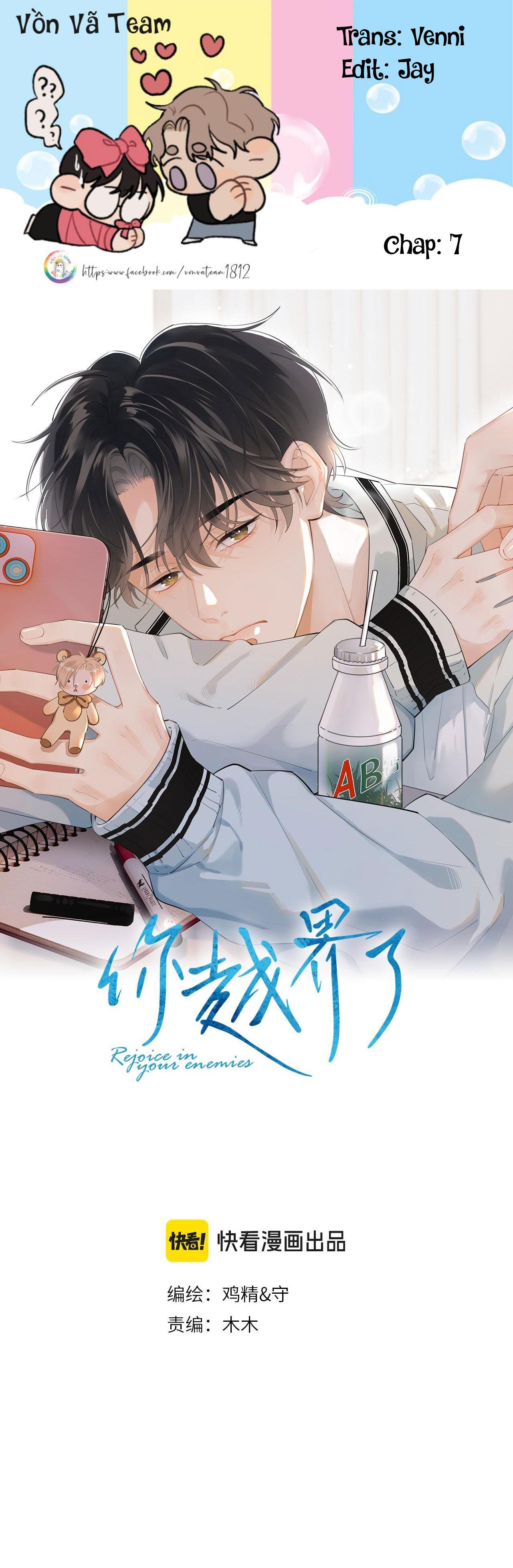 Cậu Vượt Giới Hạn Rồi: Chapter 7