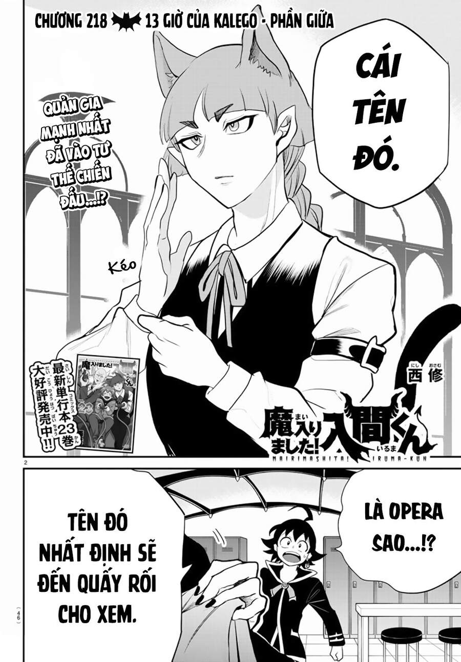 Chào Mừng Cậu Đến Trường Iruma-Kun: Chapter 218