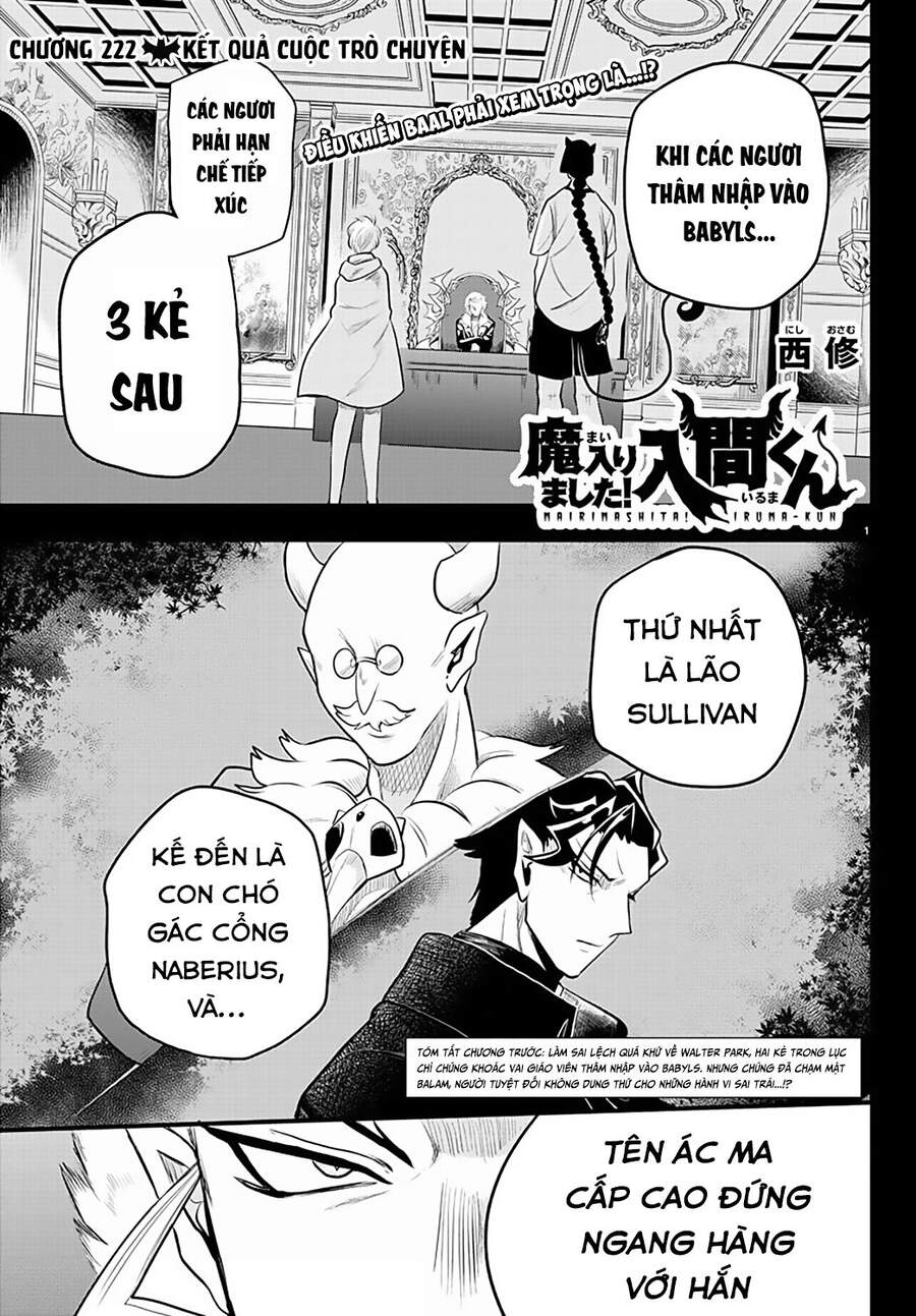 Chào Mừng Cậu Đến Trường Iruma-Kun: Chapter 222