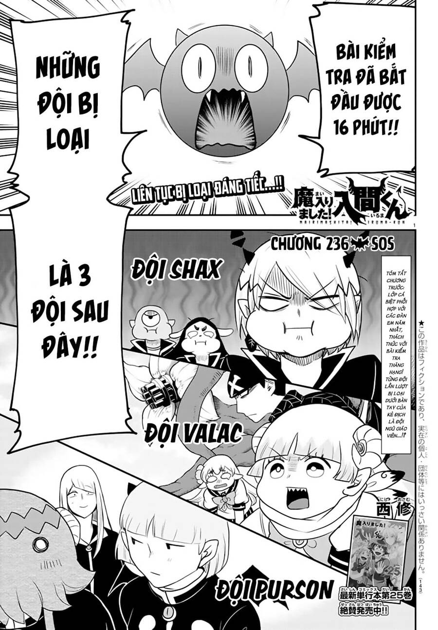 Chào Mừng Cậu Đến Trường Iruma-Kun: Chapter 236