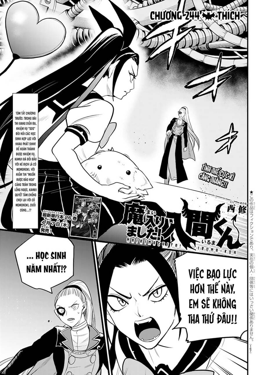 Chào Mừng Cậu Đến Trường Iruma-Kun: Chapter 244