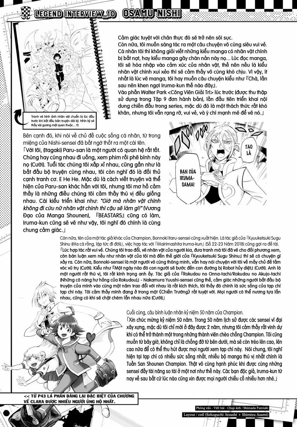 Chào Mừng Cậu Đến Trường Iruma-Kun: Chapter 99.5