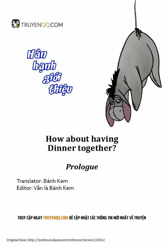 Chúng Ta Ăn Tối Cùng Nhau Nhé?: Chapter 1