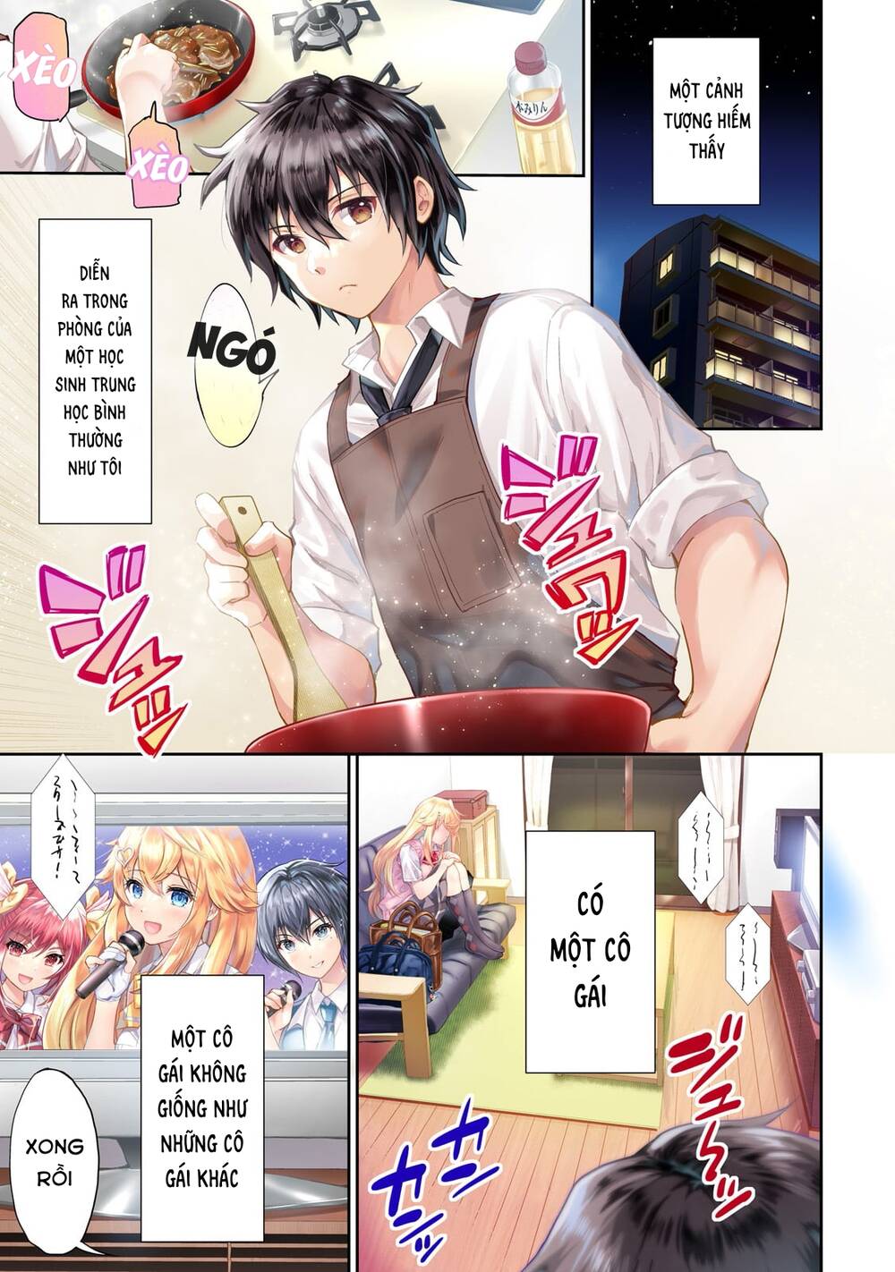 Cô Nàng Idol Đói Bụng Và Anh Chàng Yêu Nội Trợ: Chapter 1