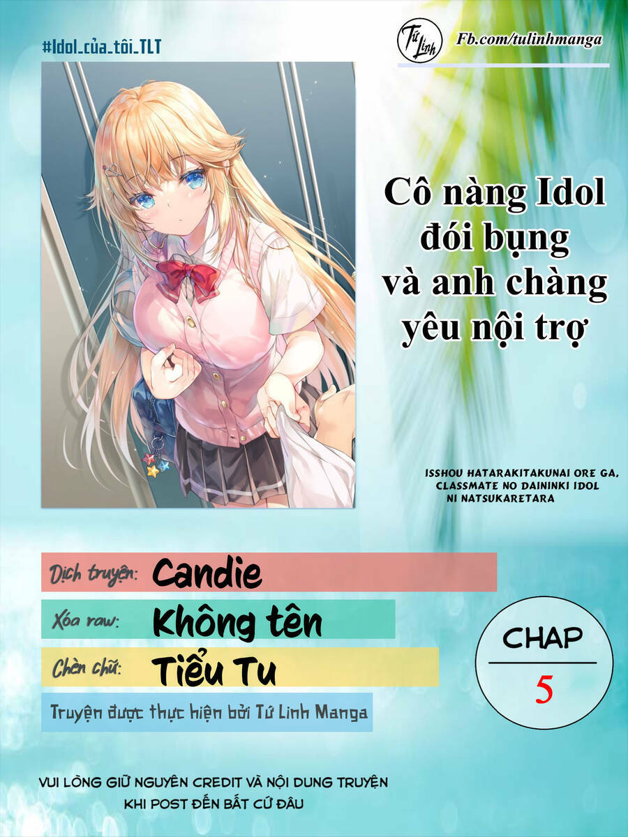 Cô Nàng Idol Đói Bụng Và Anh Chàng Yêu Nội Trợ: Chapter 5