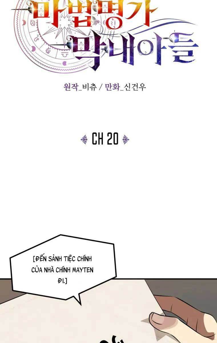 Con Trai Út Của Đại Pháp Sư Lừng Danh: Chapter 20