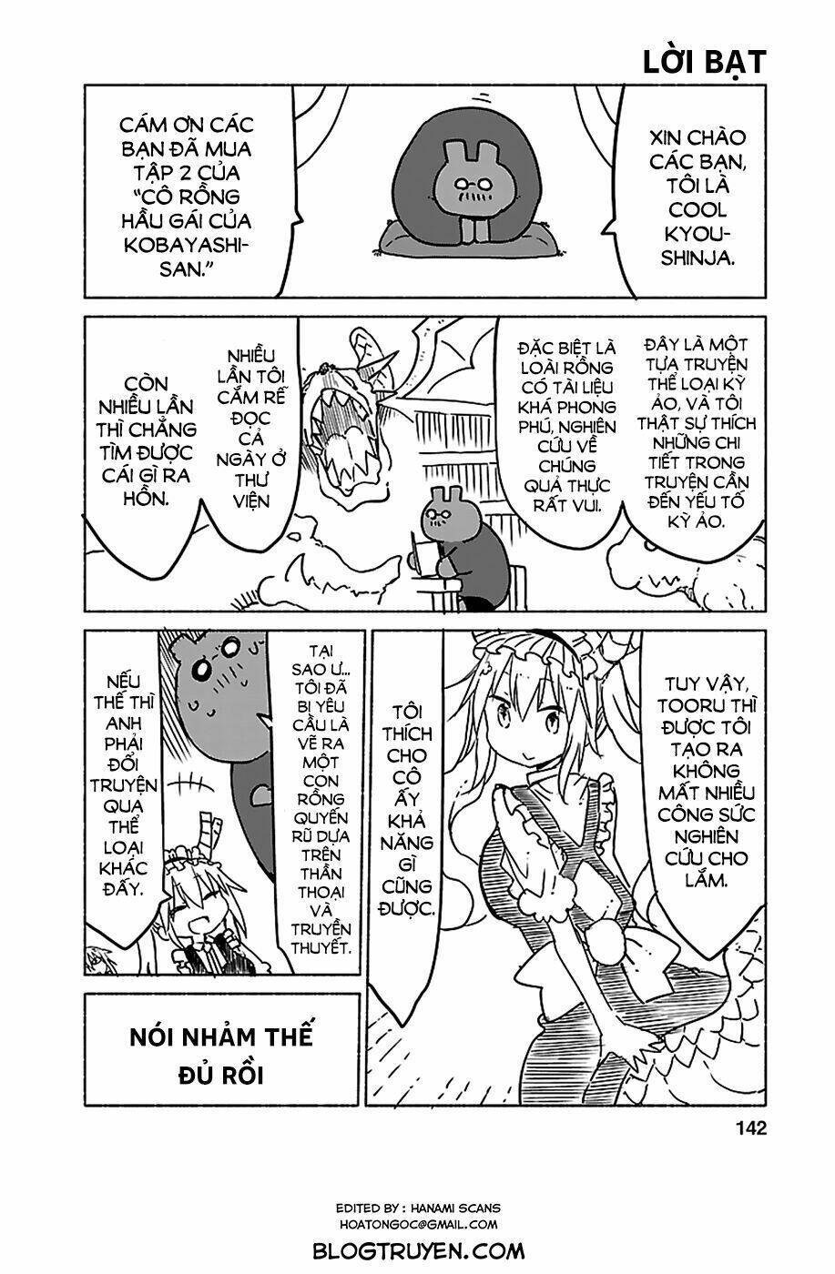 Cuộc Sống Trả Ơn Của Nàng Rồng Tohru!: Chapter 20