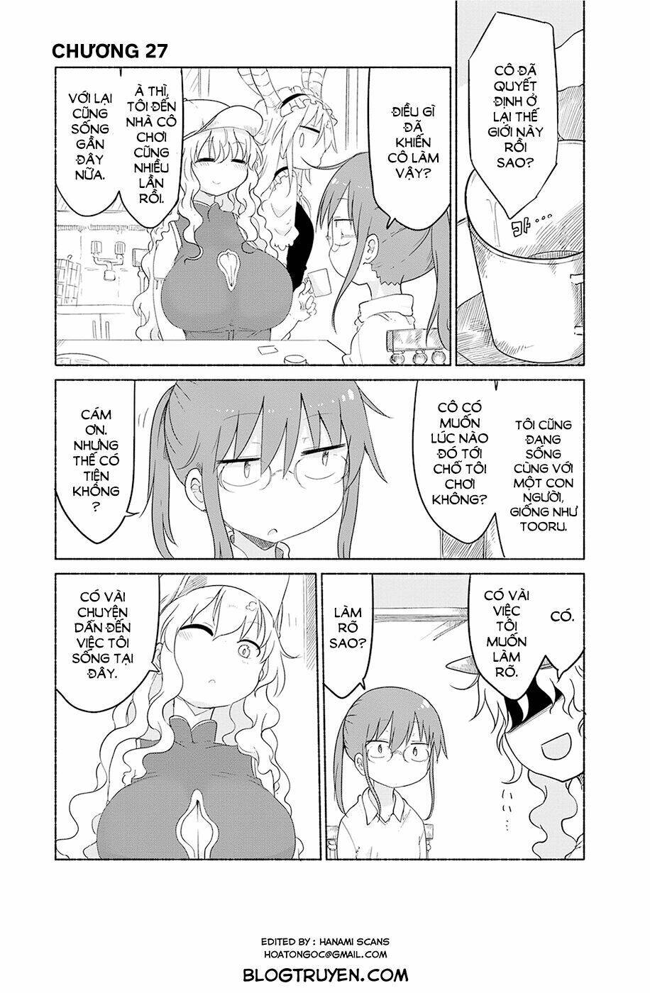 Cuộc Sống Trả Ơn Của Nàng Rồng Tohru!: Chapter 27