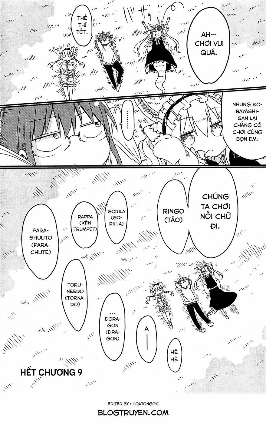Cuộc Sống Trả Ơn Của Nàng Rồng Tohru!: Chapter 9