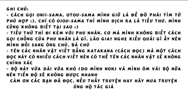 Cuồng Loạn Lệnh Nương - Nia Liston: Chapter 1