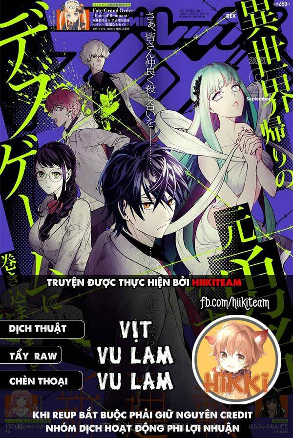 Cựu Dũng Giả Trở Về Từ Thế Giới Khác Tham Gia Vào Trò Chơi Tử Thần!: Chapter 5