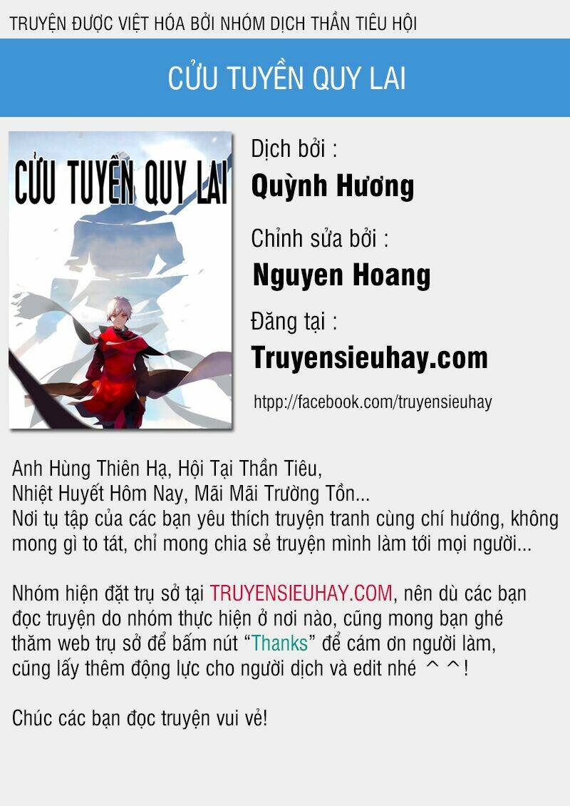 Cửu Tuyền Quy Lai: Chapter 6