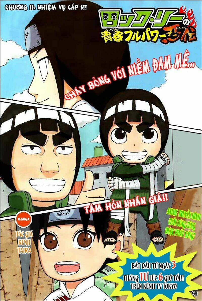 Cửu Vĩ Hồ Ly Ngoại Truyện Rock Lee: Chapter 11