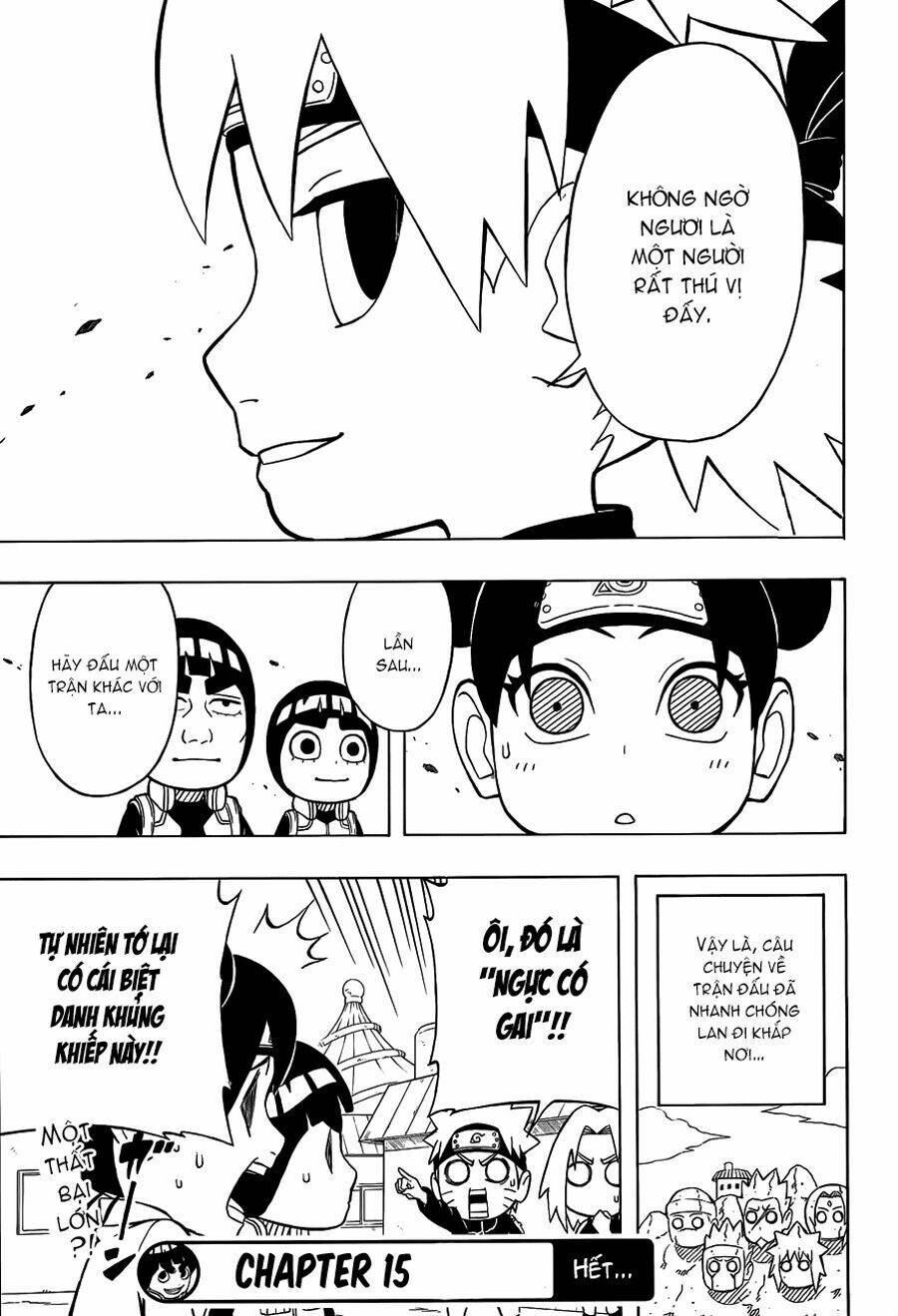 Cửu Vĩ Hồ Ly Ngoại Truyện Rock Lee: Chapter 15