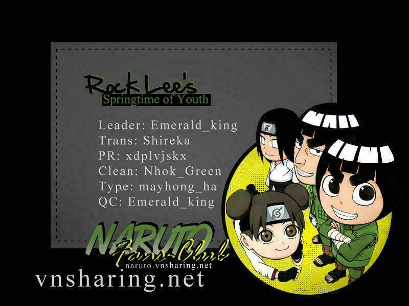 Cửu Vĩ Hồ Ly Ngoại Truyện Rock Lee: Chapter 26