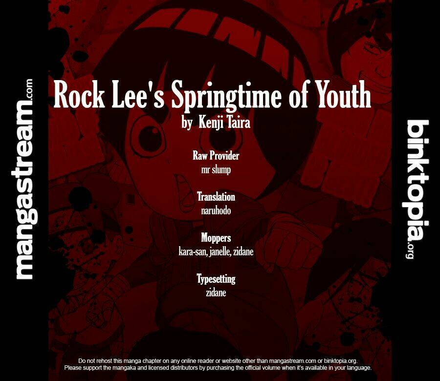 Cửu Vĩ Hồ Ly Ngoại Truyện Rock Lee: Chapter 3