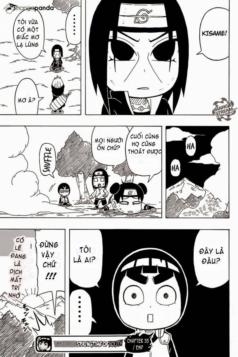 Cửu Vĩ Hồ Ly Ngoại Truyện Rock Lee: Chapter 33