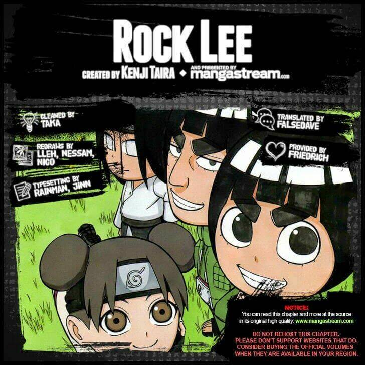 Cửu Vĩ Hồ Ly Ngoại Truyện Rock Lee: Chapter 36