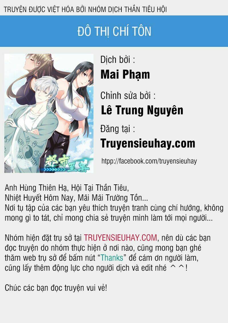 Đô Thị Chí Tôn: Chapter 11