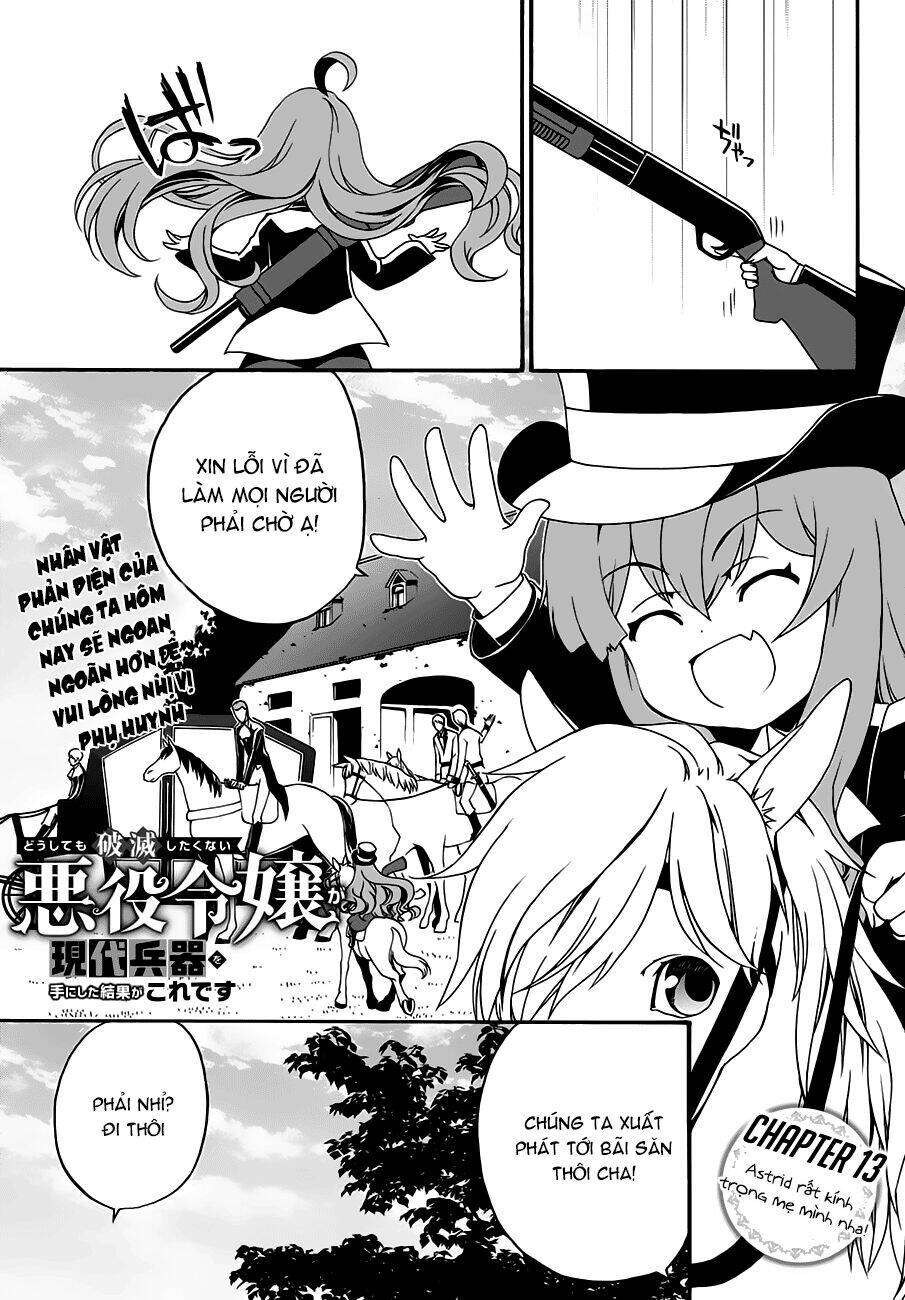 Doushitemo Hametsushitakunai Akuyaku Reijou Ga Gendai Heiki Wo Te Ni Shita Kekka Ga Kore Desu: Chapter 13