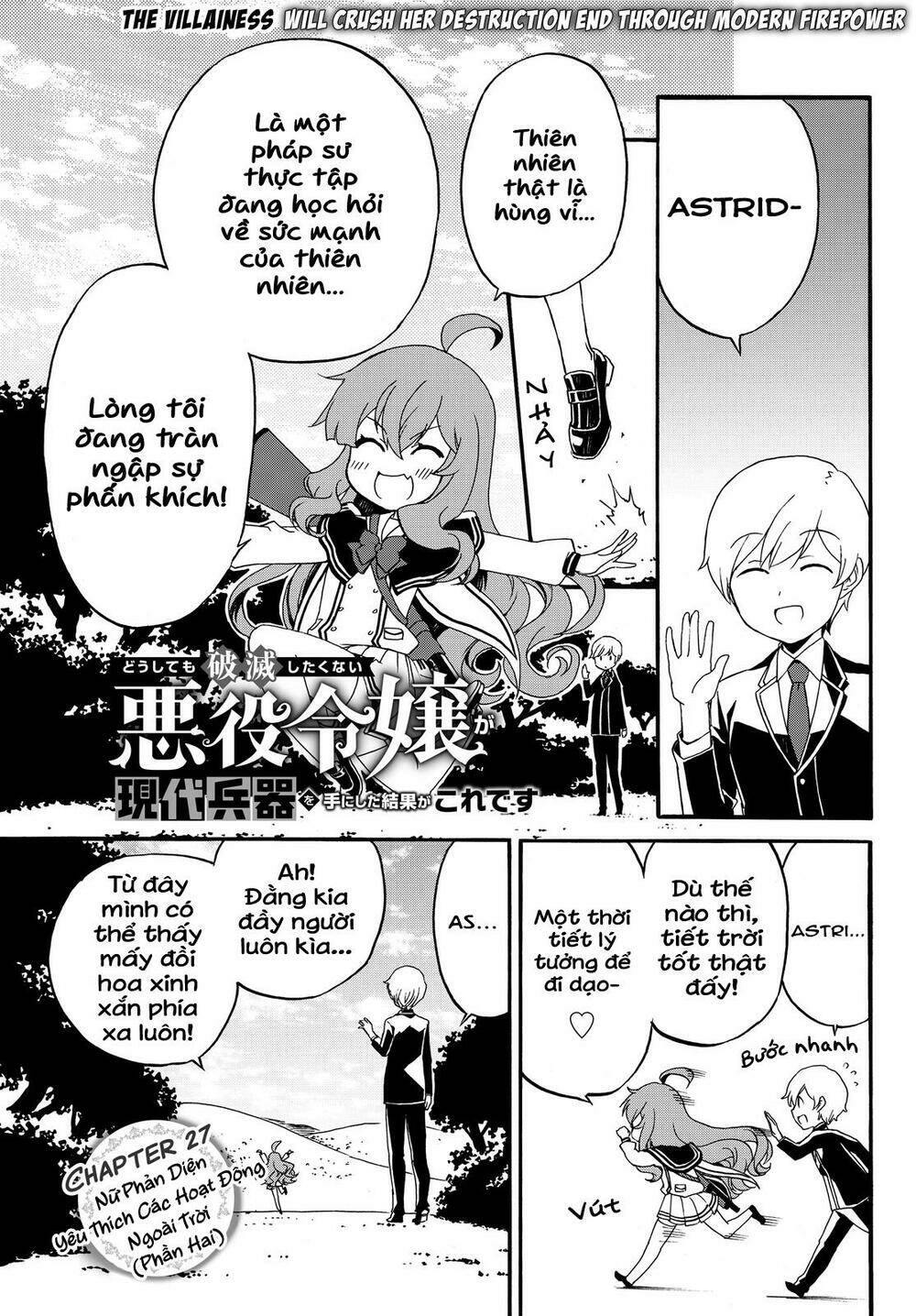 Doushitemo Hametsushitakunai Akuyaku Reijou Ga Gendai Heiki Wo Te Ni Shita Kekka Ga Kore Desu: Chapter 27
