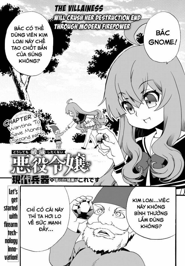 Doushitemo Hametsushitakunai Akuyaku Reijou Ga Gendai Heiki Wo Te Ni Shita Kekka Ga Kore Desu: Chapter 32