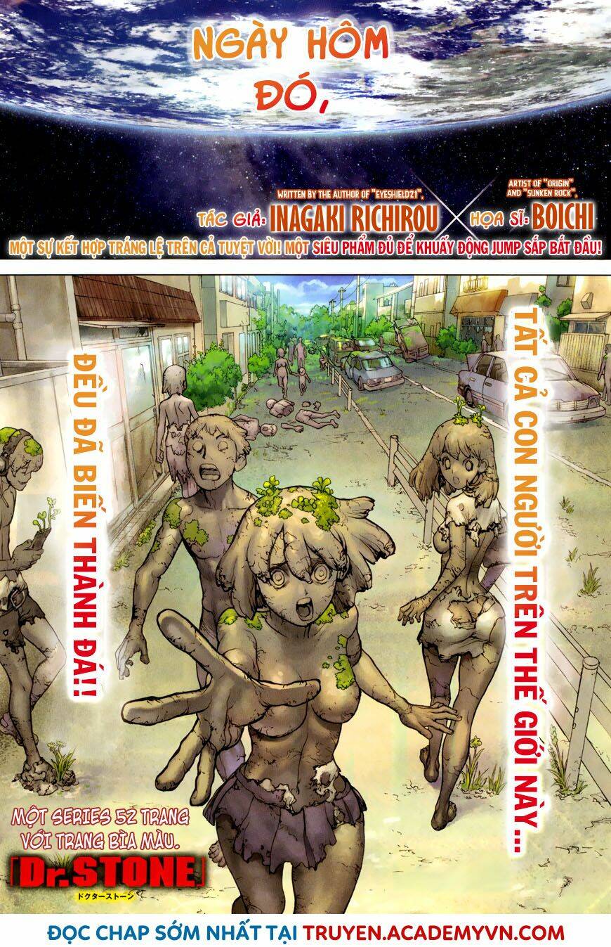 Dr.stone - Hồi Sinh Thế Giới: Chapter 1