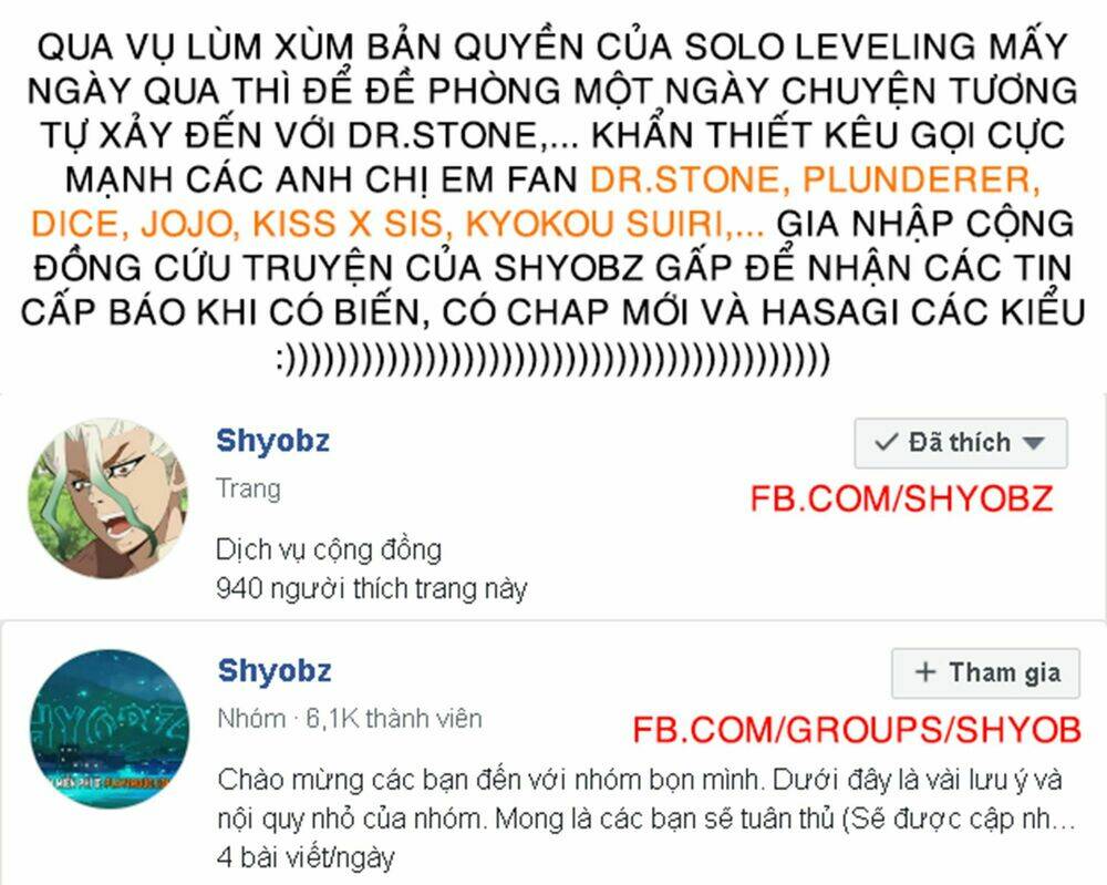 Dr.stone - Hồi Sinh Thế Giới: Chapter 141